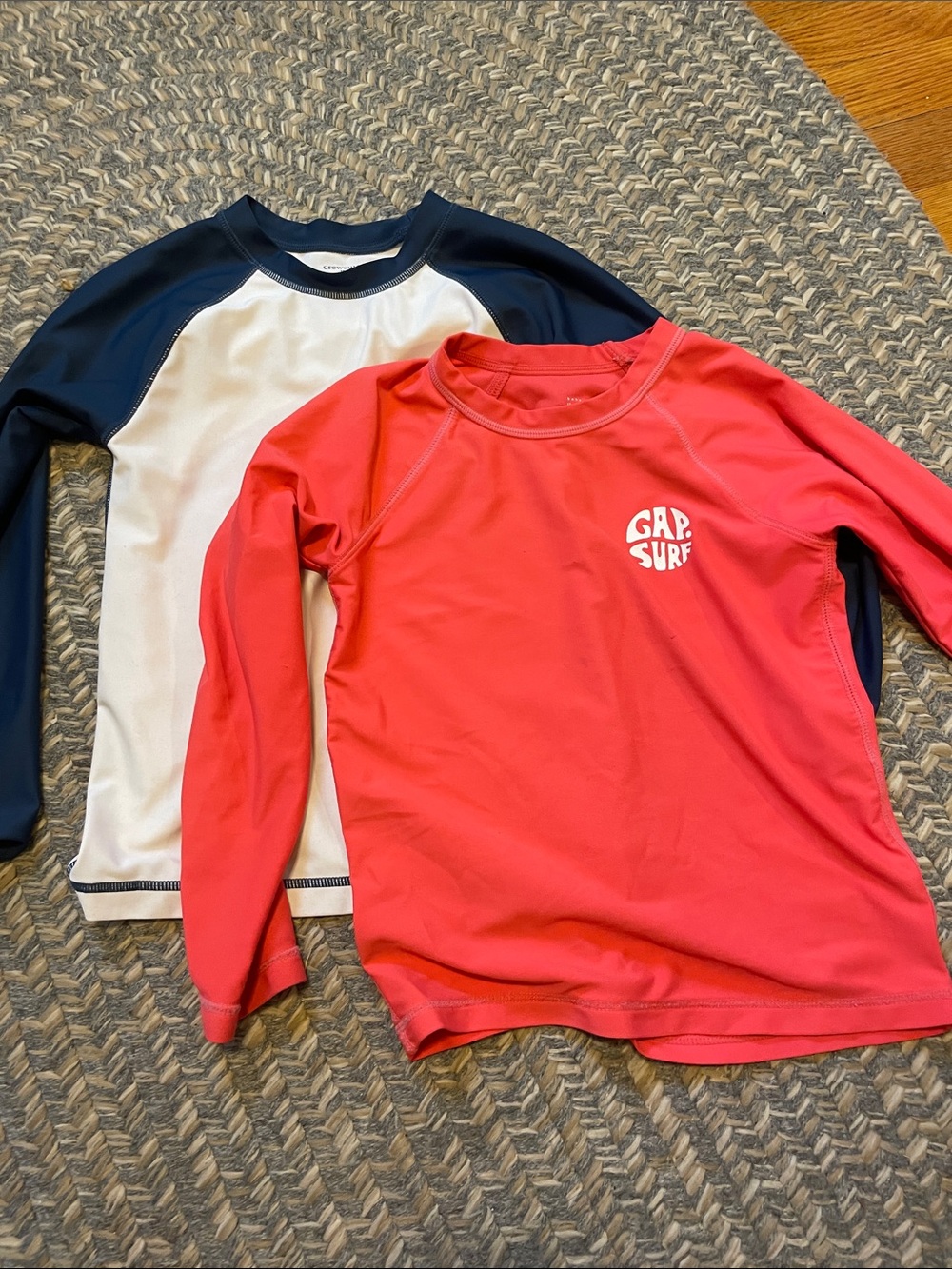 Two rashguards - J Crew and Gap (size 4/5 and 5)